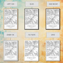 Moreno Valley Street Map, California Map, City Map Art, Modern Art, Wall Art, Canvas Print, Wall Art For Bedroom, Couple Gift, Travel Print