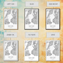 New York Street Map, New York Map, City Map Art, Modern Art, Wall Art, Canvas Print, Home Office Art, Unique Travel Gifts, Travel Wall Print