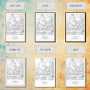 Plano Street Map, Texas Map, City Map Art, Minimalist Art, Wall Art, Canvas Print, Wall Art Prints, Travelling Gift, Living Room Décor