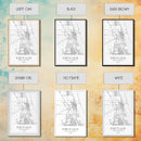Port St Lucie Street Map, Florida Map, City Map Art, Minimalist Art, Wall Art, Canvas Print, Friend Gift, Black And White Art, Travel Décor