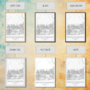 Rancho Cucamonga Street Map, California Map, City Map Art, Minimalist Art, Wall Art, Canvas Print, Office Wall Art, Bon Voyage Gift