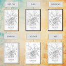 Shreveport Street Map, Louisiana Map, City Map Print, Minimalist Art, Wall Art, Canvas Print, Wall Decoration, Aviation Gift, Travel Décor