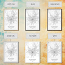 Tallahassee Street Map, Florida Map, City Map Print, Modern Wall Art, Wall Art, Canvas Print, Wall Art Canvas, Gift For Women, Travel Print