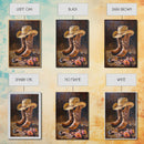 Classic Cowboy Hat and Boots Art - Framed Canvas Print, Rustic Bedroom Decor, Cowboy Themed Wall Art for Home, Western Artwork