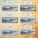 Ocean Waves Wall Art Canvas Print, Minimalist Ocean Art, Seascape Wall Decor, Green Ocean Wall Art, Panoramic, Wall Art, Canvas Print