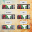 Red Vintage Phone Booth, London Art Print, Street Pencil Sketch Art, Green Trees, Perspective Art, Panoramic, Canvas Print, Wall Art
