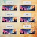 Watercolor Forest Art, Starry Night In The Woods, Abstract Forest Art, Woods Wall Art, Large Canvas Print, Panoramic, Wall Art, Canvas Print