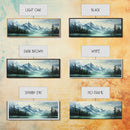 Mountain Lake Wall Art, Oil Landscape Painting On Canvas - Large Gallery Wrapped Canvas Wall Art Prints With/Without Floating Frames