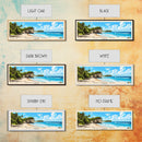 Bottom Bay, Barbados Panoramic Print, Vacation Gift, Barbados Wall Art, Beach Painting, Beach Decor, Large Wall Art, Wood Frame Art