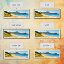 Campbell Island, New Zealand Panoramic Print, Vacation Gift, New Zealand Wall Art, Beach Painting, Beach Decor, Large Wall Art, Wood Frame Art