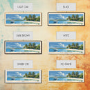 Cat Island, Bahamas Panoramic Beach Print, Vacation Gift, Bahamas Wall Art, Beach Painting, Beach Decor, Beach Painting