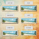 Eleuthera Island, Bahamas Panoramic Beach Print, Vacation Gift, Bahamas Wall Art, Beach Painting, Beach Decor, Beach Painting