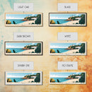 Ilha da Fuseta, Portugal Panoramic Print, Vacation Gift, Portugal Wall Art, Beach Painting, Beach Decor, Large Wall Art, Wood Frame Art