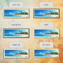 Island of San Andres, Colombia Panoramic Print, Vacation Gift, Colombia Wall Art, Vacation Wall Art, Vacatation Memories, Beach Decor, Beach Or Lakehouse Art