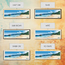 Isshiki Beach, Japan Panoramic Beach Print, Vacation Gift, Japan Wall Art, Framed Canvas Print, Framed Beach Painting