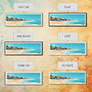 Jericoacoara, Brazil Panoramic Beach Print, Vacation Gift, Brazil Wall Art, Framed Canvas Print, Framed Beach Painting