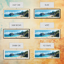 Kaputaş Beach, Turkey Panoramic Print, Vacation Gift, Turkey Wall Art, Beach Painting, Beach Decor, Beach Or Lakehouse Art