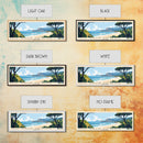 Kogal Bay Beach, South Africa Panoramic Beach Print, Vacation Gift, South Africa Wall Art, Beach Painting, Beach Decor, Beach Painting