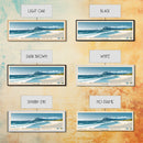 Kommetjie Beach, South Africa Panoramic Beach Print, Vacation Gift, South Africa Wall Art, Framed Canvas Print, Framed Beach Painting