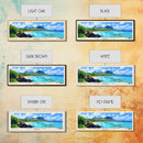 La Cuvette, Mauritius Panoramic Print, Vacation Gift, Mauritius Wall Art, Beach Painting, Beach Decor, Large Wall Art, Wood Frame Art