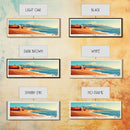 Legzira Beach, Morocco Panoramic Beach Print, Vacation Gift, Morocco Wall Art, Beach Painting, Beach Decor, Beach Painting