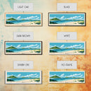 Los Roques, Venezuela Panoramic Beach Print, Vacation Gift, Venezuela Wall Art, Beach Painting, Beach Decor, Beach Painting