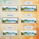 Ly Son, Vietnam Panoramic Beach Print, Vacation Gift, Vietnam Wall Art, Framed Canvas Print, Framed Beach Painting