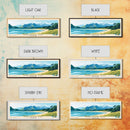 Mission Bay, New Zealand Panoramic Print, Vacation Gift, New Zealand Wall Art, Vacation Wall Art, Vacatation Memories, Beach Decor, Beach Or Lakehouse Art