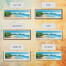 Ostional Beach, Costa Rica Panoramic Beach Print, Vacation Gift, Costa Rica Wall Art, Beach Painting, Beach Decor, Beach Painting