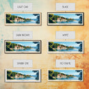 Pokrivenik, Croatia Panoramic Print, Vacation Gift, Croatia Wall Art, Beach Painting, Beach Decor, Beach Or Lakehouse Art