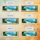 Praslin Island, Anse Lazio Panoramic Beach Print, Vacation Gift, Anse Lazio Wall Art, Framed Canvas Print, Framed Beach Painting