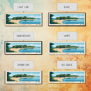 Rabbit Island, Cambodia Panoramic Beach Print, Vacation Gift, Cambodia Wall Art, Beach Painting, Beach Decor, Beach Painting
