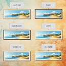 Rügen, Germany Panoramic Beach Print, Vacation Gift, Germany Wall Art, Beach Painting, Beach Decor, Beach Painting