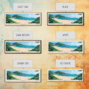 Shek O Beach, Hong Kong Panoramic Print, Vacation Gift, Hong Kong Wall Art, Beach Painting, Beach Decor, Beach Or Lakehouse Art