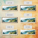 Shikoku, Japan Panoramic Print, Vacation Gift, Japan Wall Art, Beach Painting, Beach Decor, Large Wall Art, Wood Frame Art