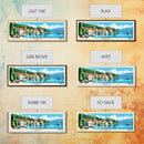 Sipar, Croatia Panoramic Beach Print, Vacation Gift, Croatia Wall Art, Framed Canvas Print, Framed Beach Painting