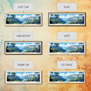 The Basin, Australia Panoramic Print, Vacation Gift, Australia Wall Art, Beach Painting, Beach Decor, Large Wall Art, Wood Frame Art