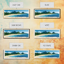 Turtle Island, Venezuela Panoramic Beach Print, Vacation Gift, Venezuela Wall Art, Beach Painting, Beach Decor, Beach Painting