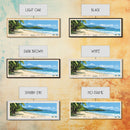 West Bay Beach, Honduras Panoramic Print, Vacation Gift, Honduras Wall Art, Beach Painting, Beach Decor, Beach Or Lakehouse Art