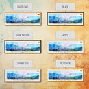 Freiburg Germany Panoramic Travel Poster, Framed Canvas Print or Metal Wall Art, Travel Art, Home Decor, Panoramic Painting, Midcentury Art