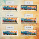 Albacete Spain Travel Print Wall Art, Panoramic City Art, Travel Art, Wall Decor, Vacation Gift, Framed Canvas Print Or Metal Art