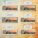 Bratislava Slovakia Wall Art, Panoramic Travel Poster, Panoramic Framed Canvas Print, City Wall Art, Wall Hanging Home Decor, Travel Art