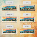 Drammen Norway Travel Print Wall Art, Panoramic City Art, Travel Art, Wall Decor, Vacation Gift, Framed Canvas Print Or Metal Art