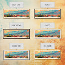 Getafe Spain Panoramic Travel Poster, Framed Canvas Print or Metal Wall Art, Travel Art, Home Decor, Panoramic Painting, Midcentury Art