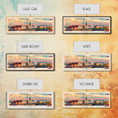 Yakutsk Russia Panoramic Travel Poster, Framed Canvas Print or Metal Wall Art, Travel Art, Home Decor, Panoramic Painting, Midcentury Art