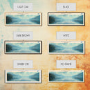 Gods Lake Framed Canvas Print, Lake House Decor, Panoramic Wall Art, Travel Poster, Scenic Lake Painting, Nature Art