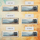 Lake Texoma Oklahoma Framed Canvas Print, Lake House Decor, Panoramic Wall Art, Travel Poster, Beautiful Landscape Painting, Rustic Art