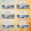 Lay Lake Alabama Framed Canvas Print, Lake House Decor, Panoramic Wall Art, Travel Poster, Beautiful Landscape Painting, Modern Art