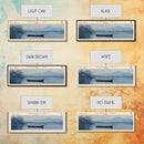 Sebago Lake Framed Canvas Print, Lake House Decor, Panoramic Wall Art, Travel Poster, Scenic Lake Scene, Living Room Decor