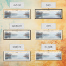 Waconda Lake Kansas Panoramic Wall Art, Framed Canvas Print, Lake House Decor, Travel Poster, Beautiful Lake Scene, Home Art